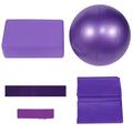 Ball Yoga Blocks Fitness Pilates Exercise Workout Ring Brick Chair Balance Tension Resistance Band Physical Stability