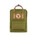 Fjallraven Kanken Unisex Backpacks Size OS Color: Foliage Green/Peach Sand