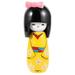 Traditional Japanese Kimono Doll Wooden Doll Ornament Creative Statue for Office Home Party Table