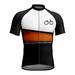 Cuoff Men s Short Sleeve Cycling Jersey 3D Printed Stretch Tight Top White 2X