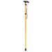 Nimomo Walking Stick Aluminium Alloy Metal Cane Lightweight Telescopic Cane Adjustable Anti-Skid Walking Cane Trekking Mountaineering Stick(Gold)