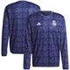 Real Madrid adidas Pre Match Warm Top - Navy