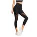 Ierhent Yoga Pants With Pockets for Women Full Length Yoga Leggings Womens High Waisted Workout Compression Pants(Black S)