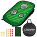 Foxnovo Foldable Chipping Net Cornhole Game Set Golfing Target Net for Indoor Outdoor Practice Training