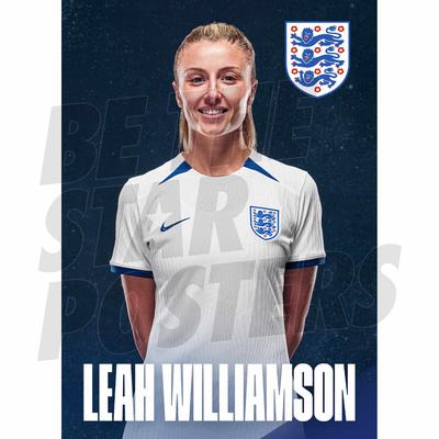 England Leah Williamson Headshot Home Poster A3 Image
