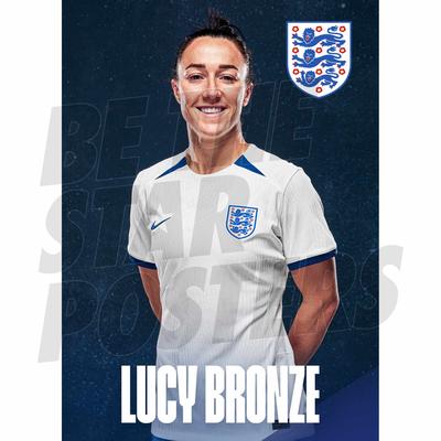 England Lucy Bronze Headshot Home Poster A3 Image