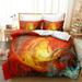 Printing Quilt Cover Art painting 3D Digital Printing-3D Digital Printing Bedroom Bedding Pillow Case Set of Home Textile Household Products