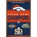 NFL Denver Broncos - Champions 23 Wall Poster 22.375 x 34 Framed