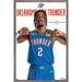 NBA Oklahoma City Thunder - Shai Gilgeous-Alexander Feature Series 23 Wall Poster 22.375 x 34 Framed