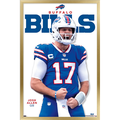 NFL Buffalo Bills - Josh Allen Feature Series 23 Wall Poster 22.375 x 34 Framed