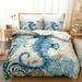 Printing Quilt Cover Sea World 3D Digital Printing-3D Digital Printing Bedroom Bedding Pillow Case Set of Home Textile Household Products