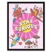 Stay Curious Quote Affirmations Colourful Kids Room Art Print Framed Poster Wall Decor 12x16 inch