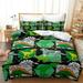 dino-saur 3D Digital Printing Bedding Set Queen Duvet Cover Set 3D Bedding Digital Printing Comforter Set and Pillow Covers Home Breathable Textiles