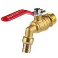 NUOLUX Hot Water Faucet Brass Single Handle Hot Water Tap Tea Stove Hot Water Nozzle