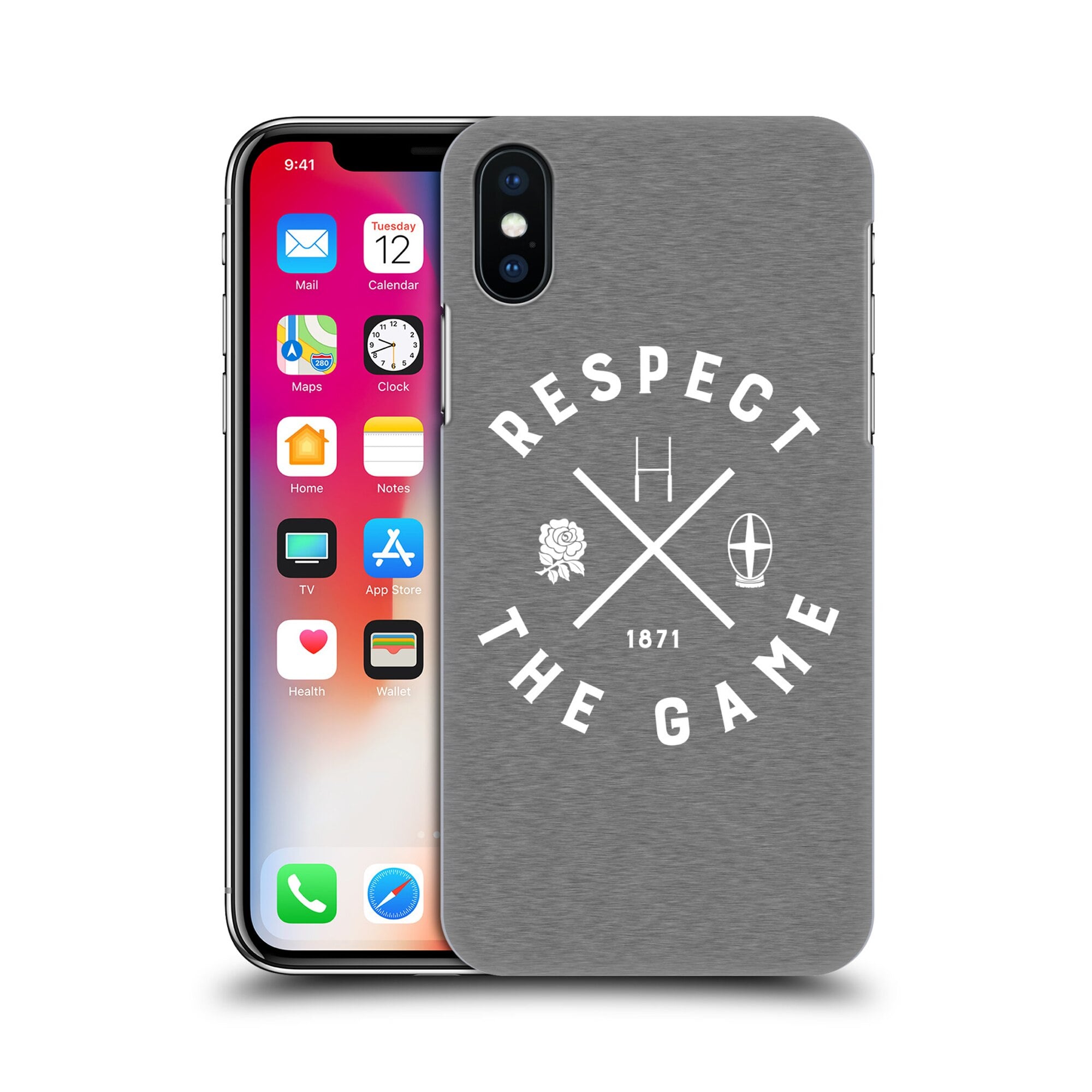 Étui rigide pour téléphone Angleterre Rugby Respect the Game - iPhone - No Gender Taille: 13 Pro