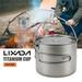 Lixada Outdoor Cookware Pot Portable Lid Handle Outdoor