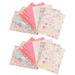 FRCOLOR 14 Sheets of Colorful Leaves Printing Paper DIY Folding Decorative Paper Background Paper Hand Craft Scrapbooking Photo Album Accessaries (7pcs Different Pattern 2 Sheets for Each Pattern)