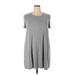 Green Envelope Casual Dress: Gray Marled Dresses - Women's Size 2X