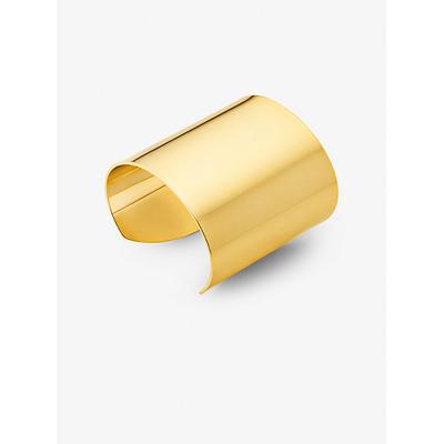 Michael Kors Precious Metal-Plated Brass Cuff Gold...