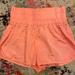 Free People Shorts | High Waisted Free People Shorts | Color: Orange | Size: Xl