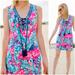 Lilly Pulitzer Dresses | Lilly Pulitzer Flamingo Dress Flamenco Beach Cabrey Shift 14 L Xl Pink | Color: Blue/Pink | Size: 14