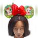 Disney Accessories | Disney Parks Loungefly Christmas Lights Mickey & Minnie Mouse Ears Headband Nwt | Color: Green/Red | Size: Os