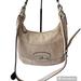 Coach Bags | Coach Kristin F22306 Champagne Leather Hobo Shoulder Handbag Purse | Color: Gold/Silver | Size: Os