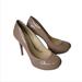 Jessica Simpson Shoes | Jessica Simpson Nude Beige Platform Heel Shoes Size 9m | Color: Tan | Size: 9