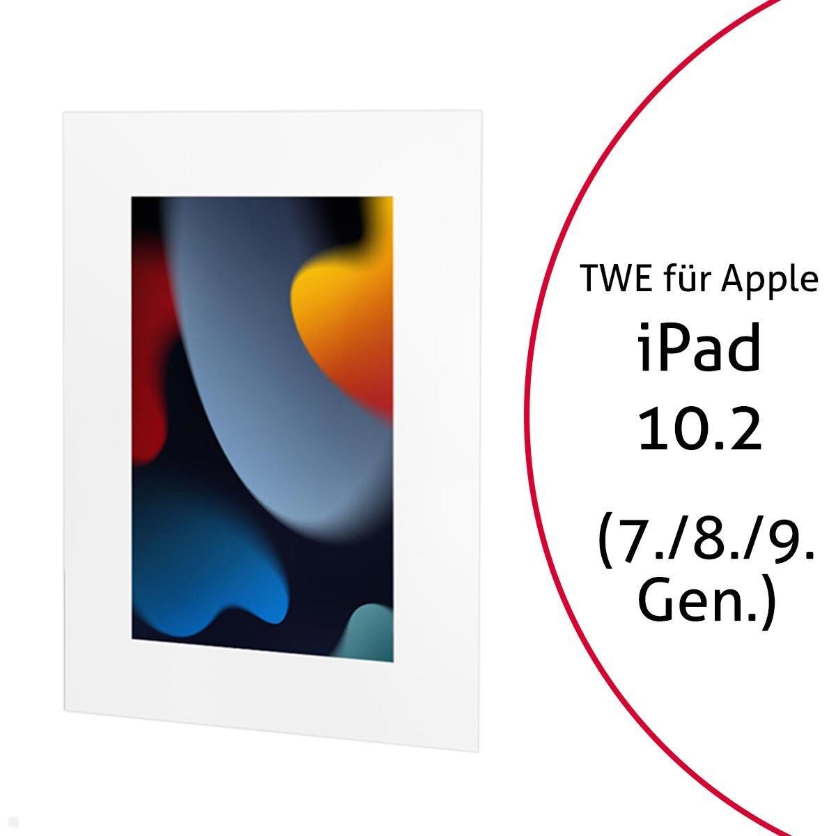 TabLines TWE087W Tablet Wandeinbau für Apple iPad 10.2 (7./8./9. Gen.), weiß Image
