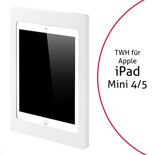 TabLines TWH046W Tablet Wandhalterung für Apple iPad Mini 4/5, weiß Image