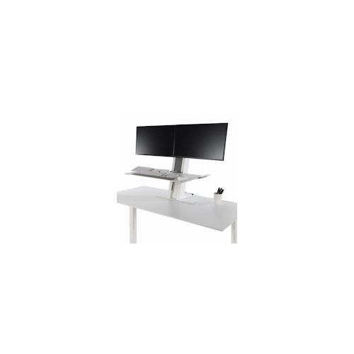 Humanscale QuickStand QSBC30 Monitorständer für 2 Monitore, schwarz