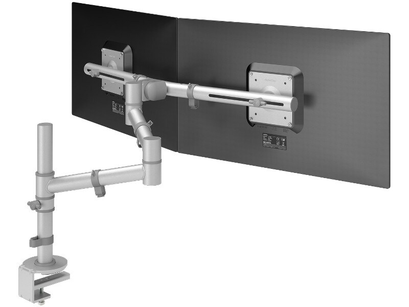 Dataflex Viewgo Monitorhalterung 2 Monitore, silber (48.132) Image