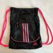 Adidas Bags | Adidas Drawstring Bag Backpack Pink Black | Color: Black/Pink | Size: Os