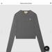 Gucci Sweaters | Authentic Gucci Wool Cashmere Sweater With Embroidery | Color: Gray/Red | Size: M