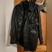 Zara Jackets & Coats | Black Faux Leather Oversized Zara Jacket | Color: Black | Size: Xs