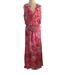 Ralph Lauren Dresses | Lauren Ralph Lauren Sleeveless Wrap Dress Silk Pink Floral Ruffle Size 14w | Color: Pink | Size: 14w