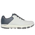 Skechers Men's GO GOLF PRO 6 SL - Twist Shoes | Size 10.5 | Light Gray/Charcoal | Leather/Synthetic/Textile | Arch Fit