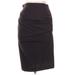 GUNEX for Brunello Cucinelli Casual Pencil Skirt Knee Length: Black Solid Bottoms - Women's Size 6