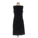 Gap Casual Dress - Sheath High Neck Sleeveless: Black Solid Dresses - Women's Size 6