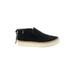 TOMS Sneakers: Slip-on Platform Casual Black Color Block Shoes - Women's Size 8 - Almond Toe