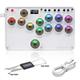 BITFUNX Gaming Keypad, Sallybox Fighting Gamepad Controller Arcade Joystick - Supports SOCD & OLED Display, Mixbox Mechanical Switches Keys, Suitable for PC/Android/PS3/PS4/Switch with TURBO
