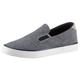 Slipper TOMMY HILFIGER "TH HI VULC LOW SLIPON CHAMBRAY" Gr. 43, blau (blau meliert) Herren Schuhe Stoffschuhe