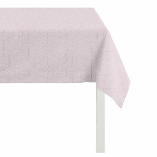 "Tischdecke APELT ""7901 Uni"" Tischdecken Gr. B/L: 100 cm x 100 cm, 1 St., rosa Tischdecken"