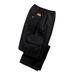 Blair Men's Haband Men's Casual Joe® Stretch Waist Poplin Cargo Pants - Black - 50