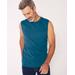 Blair Men's John Blair Everyday Jersey Knit Sleeveless Pocket Tee - Blue - SML