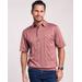 Blair Men's John Blair Short-Sleeve Tone-on-Tone Polo - Orange - MED