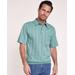 Blair Men's John Blair Short-Sleeve Tone-on-Tone Polo - Blue - 4XL