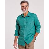 Blair Men's Haband Ultimate Snap-Tastic™ Shirt - Green - XL