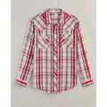 Blair Men's Haband Long-Sleeve Snap-Tastic Western Shirt - Red - XL - Xl