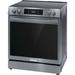Frigidaire 30" Front Control Electric Range w/ Total Convection, Stainless Steel | 36.375 H x 30 W x 26 D in | Wayfair GCFE3060BD